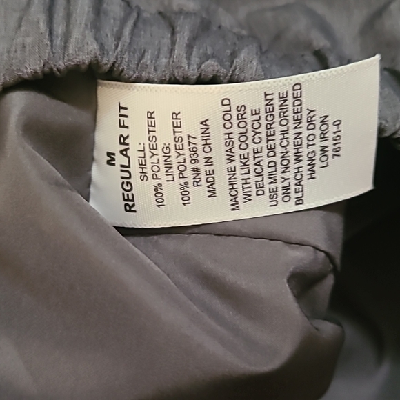 STAFFORD MENS "GRAY HEATHER"  ZIPPERED JACKET SIZE MEDIUM REGULAR FIT - Picture 4 of 11